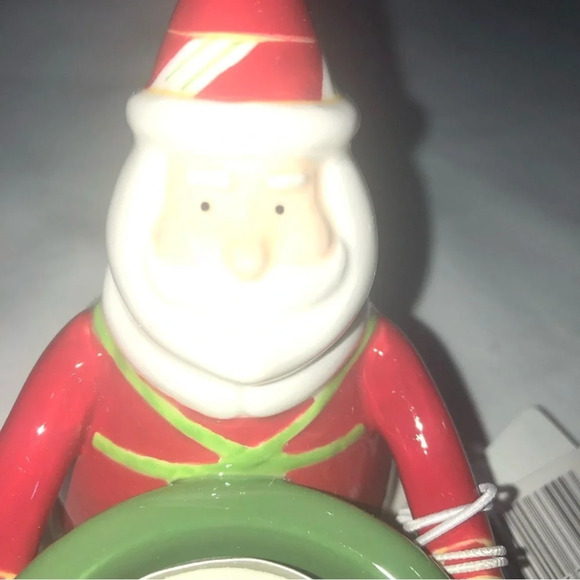 5/$25 
Russ Jolly Saint Nick Tea Light Holder Santa 5”x4” Ceramic Christmas - Picture 4 of 9